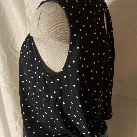 Women’s Adrianna Papell Polka Dot Blouse Size S - Picture 8 of 13